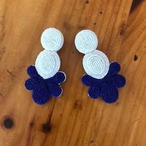 J Crew Beaded Statement Earings